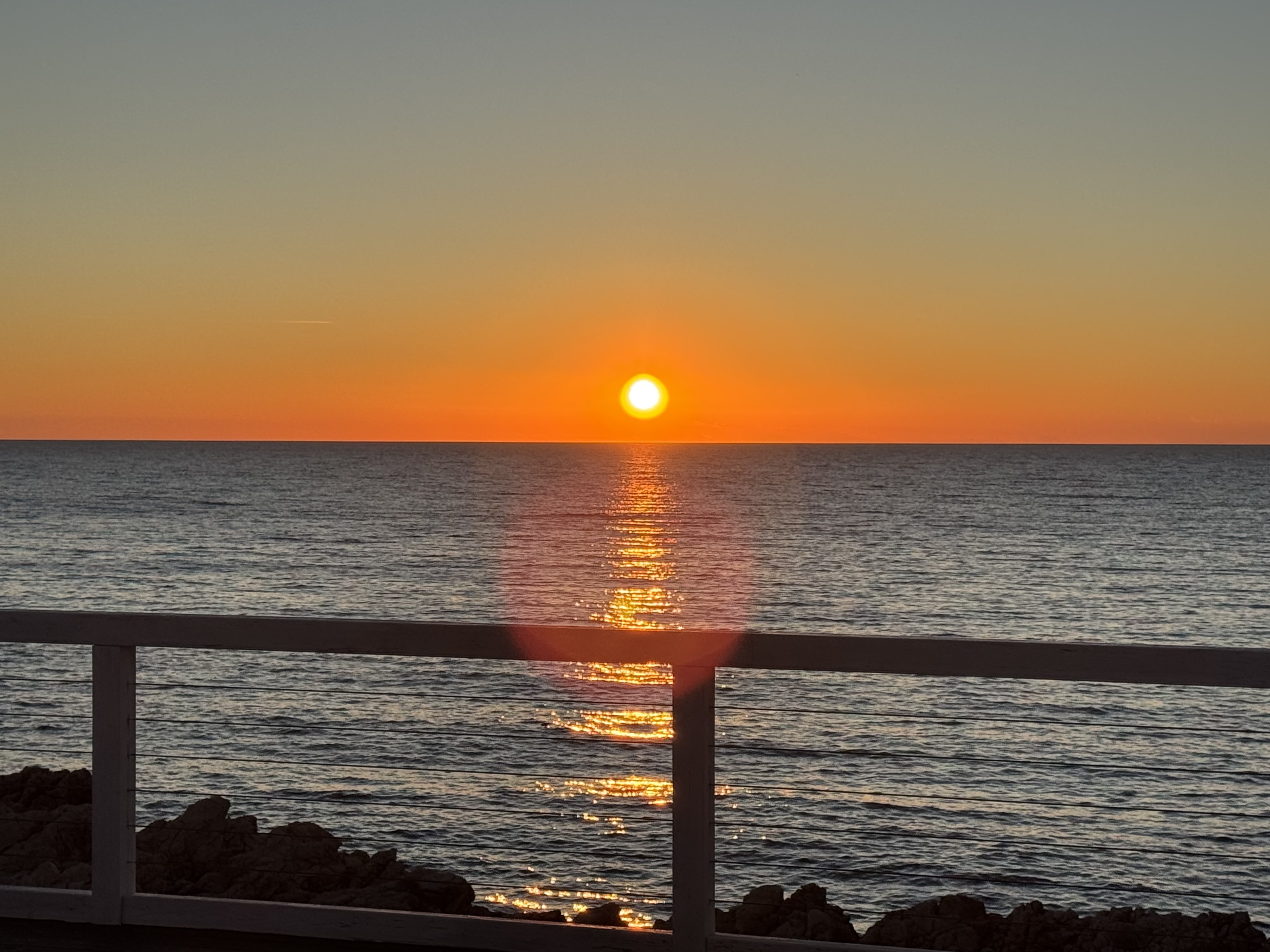 Puglia coastline sunset